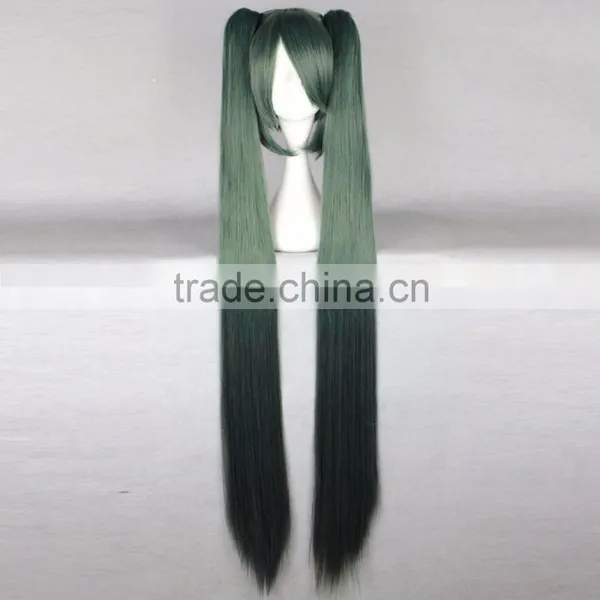 2016 Hot Synthetic Japanese Anime Hatsune Miku Cosplay Wig With Two Ponytails photo-6