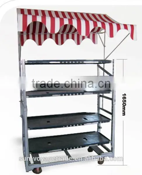 Square Storage Logistic Flower Trolley photo-4