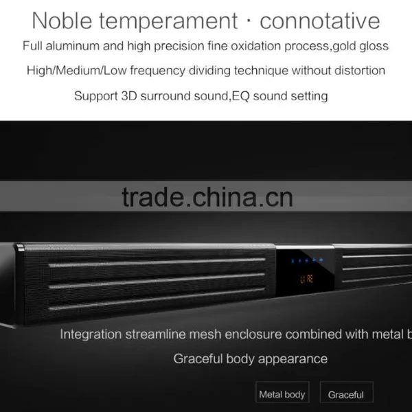 Aux In/Optical/USB/Bluetooth Soundbar,hifi Soundbar Speaker for Home Theatre System With Bass photo-2