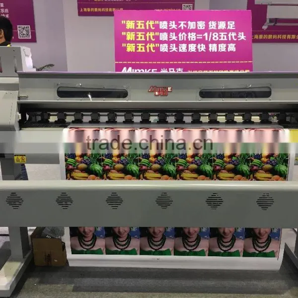 M7-X5 1.8m large format eco-solvent printer direct image printing machine