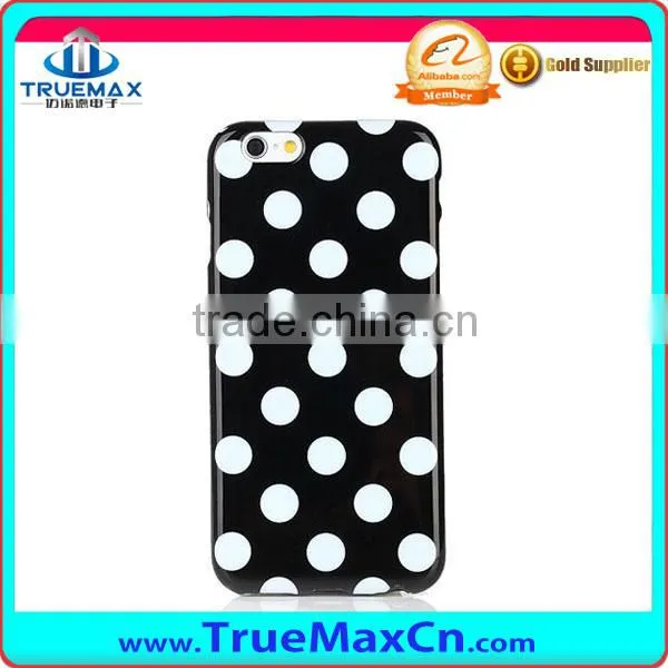2016 New Hot Sale TPU Case for IPhone 6 Polka Dot TPU Case photo-2