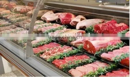 Deli Case/supermarket Refrigerator Showcase/curved Glass Serve Over Cooler/display Cooler photo-5