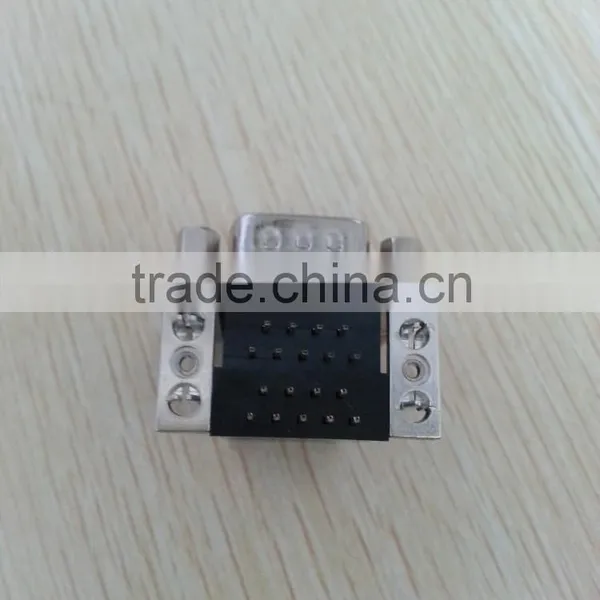 2015 High Quality Double Port D-sub 9p Male to 9p Male Right Angle Connector photo-3