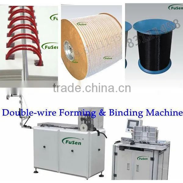 Manufacturer, Double Wire Forming Machine,resonable Price Iron Twin Loop Wire Forming Machine photo-3