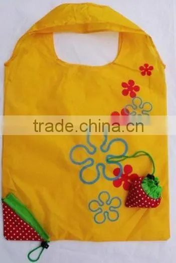 190T Polyester Foldable Strawberry Bag for Shopping photo-5