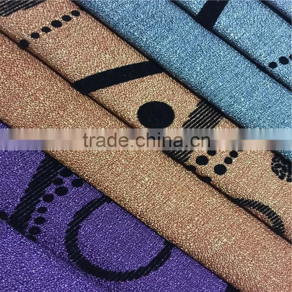100%polyester Polyester Linen Look Sofa With Flock Upholstery Fabric