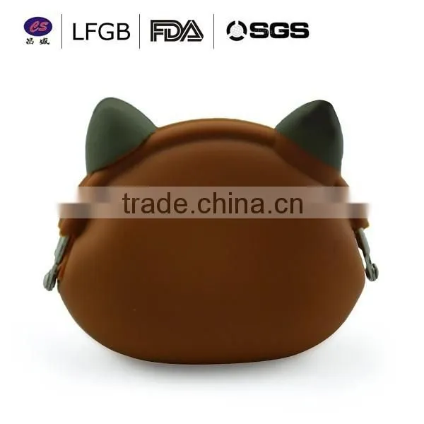 Christmas Gifts Custom Silicone Coin Purse / Small Cute Silicone Coin Wallet on Hot Sale photo-2