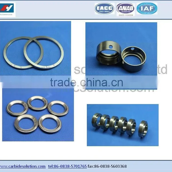 Tungsten Carbide Seal Rings Grinded / Cemented Carbide Mechanical Seal Rings photo-3