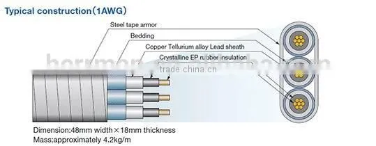 Best Quality Sheathed Galvanized Steel Tape ESP Cable photo-3