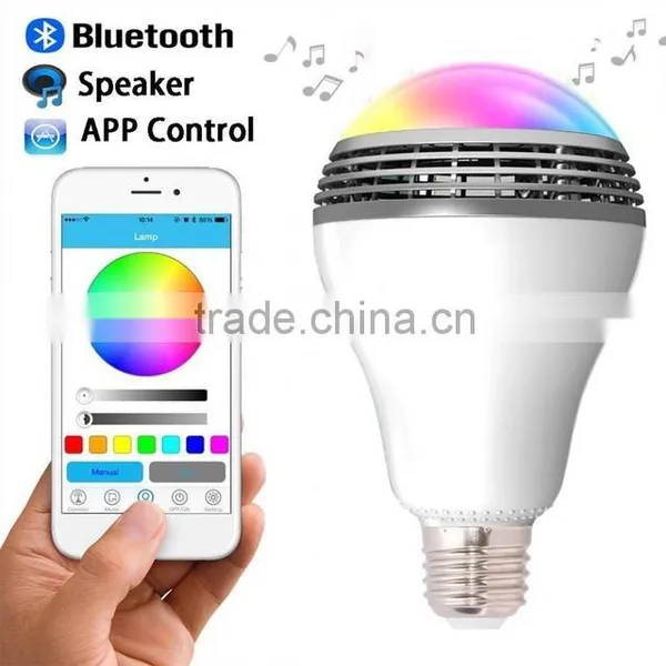 Bluetooth 4.0 LED Bulb Smartphone App Remote Control Led Light E27 RGBW Dimmable Led Lamp Sleeping Mode Smart Home Illumination