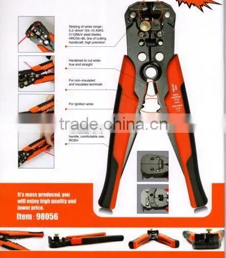 Multifunction Network Cable Pliers for Wire Cable Plugs Stripping Cutting Crimping Tool Rj45 Ri11 Rj12 photo-3