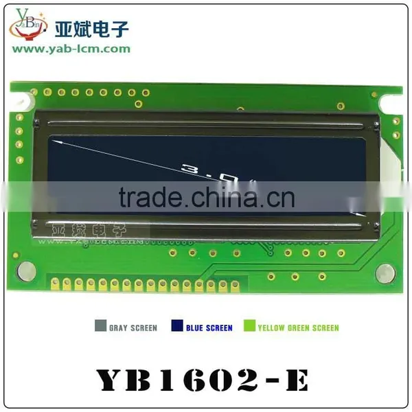 Monochrome 16x2 Lcd Display , Cheap 16x2 Character Lcd Display Module With Backlight,16x2 Lcd Display Module 84mm*44mm photo-3