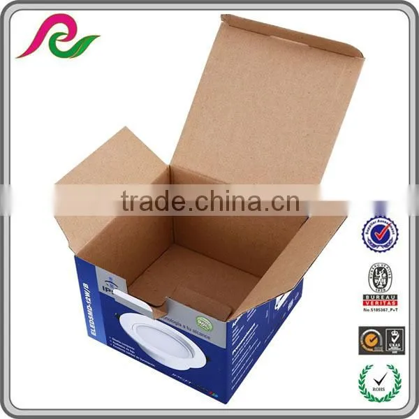Folding Corrugated Paper Box for Packing 12W LED Light photo-3