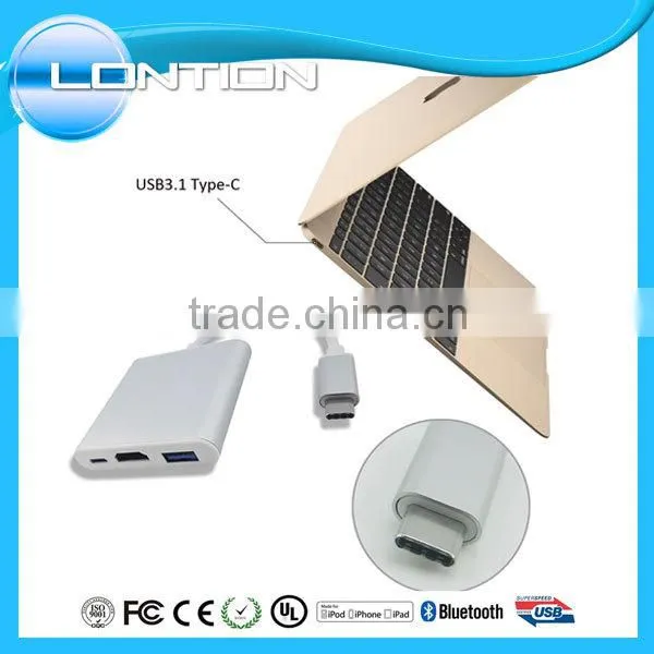 NEW Products USB 3.1 Type C Male To 3 Ports photo-3