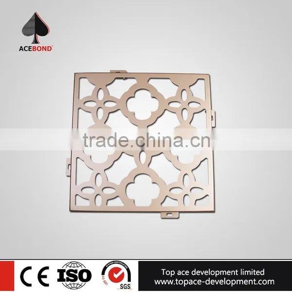 Various Colors 300*600mm Aluminum Veneer Panel Lobby Facade photo-5