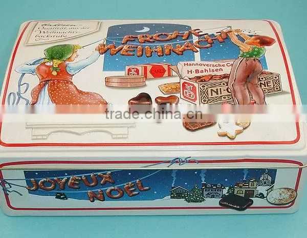 Customized Exquisite House Shaped Tin Box for Food, House Shape Tin Case for Gift photo-5