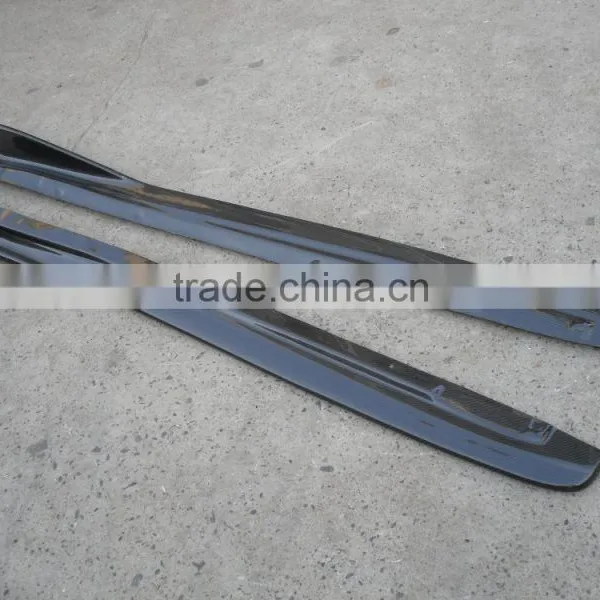 Carbon Fiber CS Bottom Line Style Side Skirt Extension For 2004-2007 Impreza WRX STI 8-9th GDA GDB (pair) CF photo-3