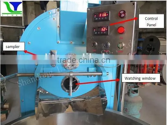 China New Design Stainless Steel Commercial Coffee Roaster photo-3