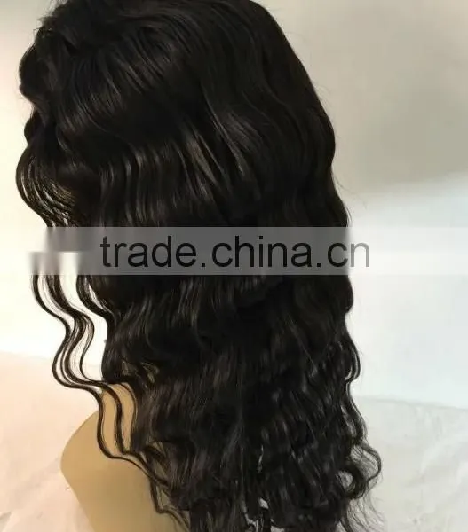 Natural Looking 100% Human Long Hair Peruvian Hair Full Lace Wig photo-2