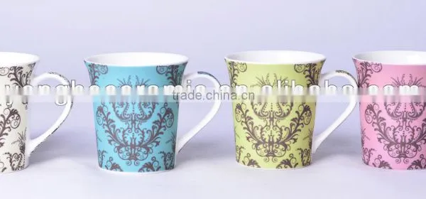 Hunan Ceramic Factory Direct Wholesale 13oz White Ceramic Mug