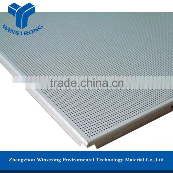 Various Pattern 600 * 600MM Suspended Metal Ceiling Aluminum Ceiling Board