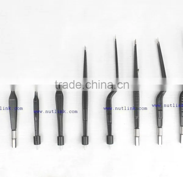 NonStick Bayonet Bipolar Forceps Black