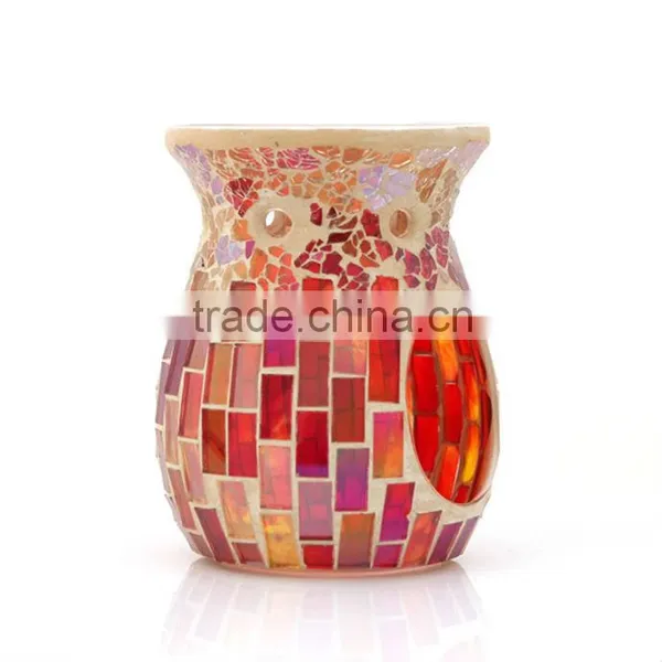 Glass Mosaic Oil Warmer, Aroma Burner