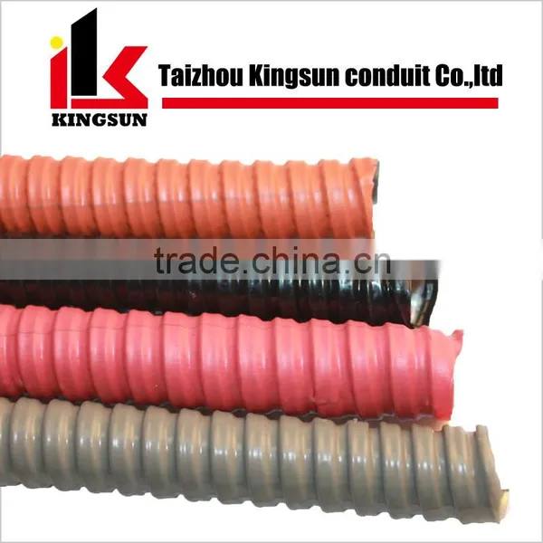 PVC Coated Flexible Corrugated Electrical Conduit Pipes photo-6