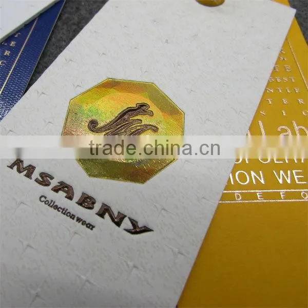 Embossed Stars Casual Design Labels For Clothing photo-4