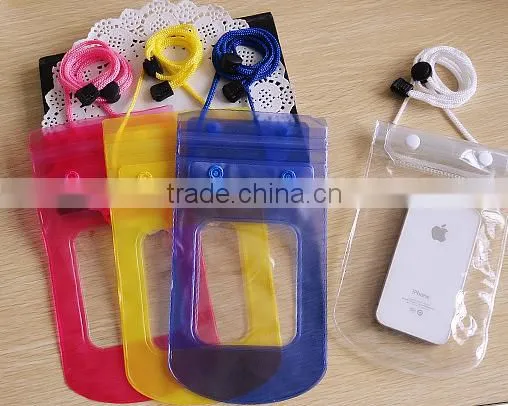 Wholesale Cheap Price Universal PVC Waterproof Case Bag For Samsung, for Xiaomi