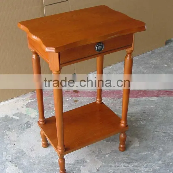 265# Wooden Telephone Table With Drawer
