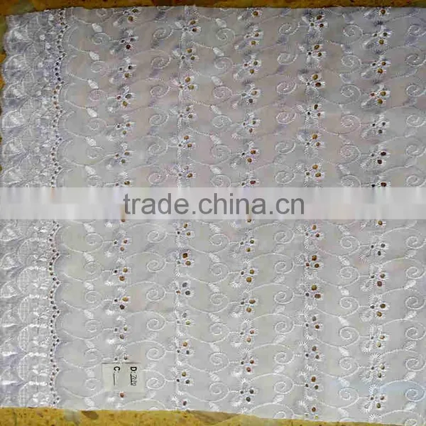 WHOLESALE T/C COLOR 42/43 EMBROIDERY FABRICS photo-3