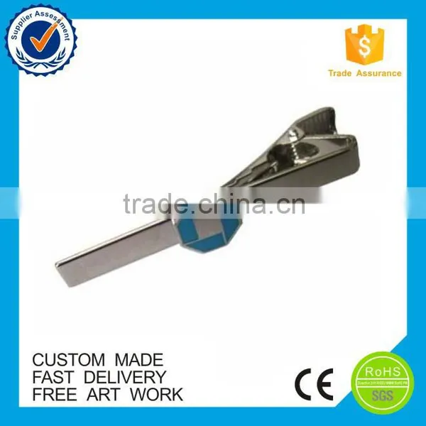Promotional Blank Design Metal Tie Bar Men's Custom Silver Tie Clip photo-4