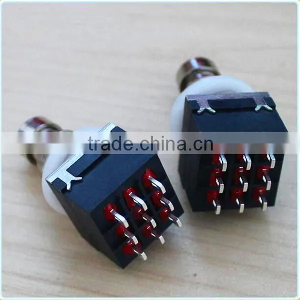 2016 Wholesale Foot Switch Push Button Switch 3PDT Pins photo-3