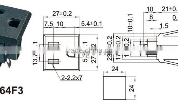 Power Socket,DC Power Female Jack Connector,12V DC Power Male Connector photo-4