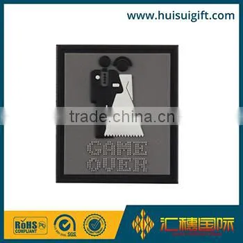 Wholesale Promotional Fashionable Emblem Pvc Badges Patch Cheap