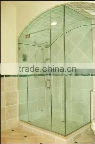 10mm Tinted Sandblasted Shower Glass photo-5