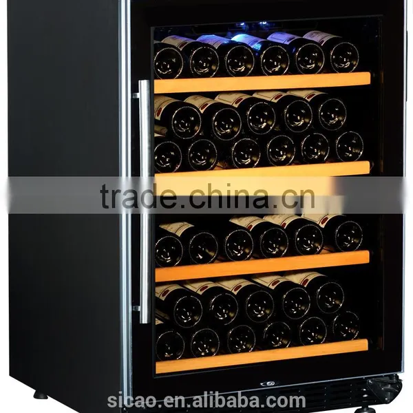 2016 Factory Dual Zone Fan Cooling 44 Bottle Wine Refrigerator photo-5