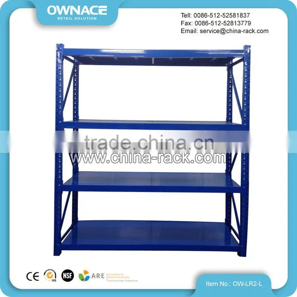 Light Duty Pharmacy Warehouse Steel Storage Rack Shelves