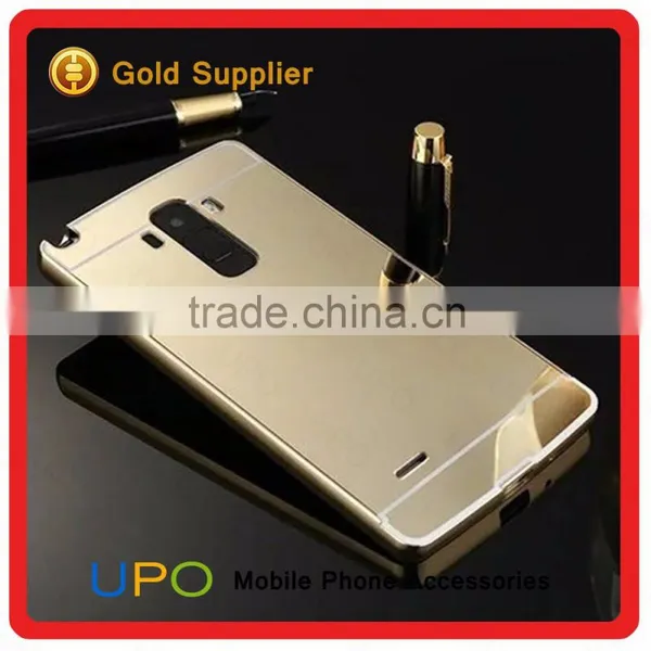 [UPO] Luxury Mirror Phone Case for LG G4, Shockproof Aluninum Bumper Mirror Back Case for LG G4 photo-5
