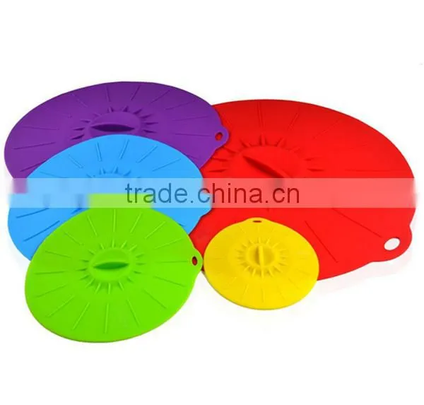 Suction Lids Silicone Pot Lid Flexible Silicone Lid photo-5