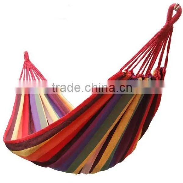 Durable Cotton Rainbow Color Hammock photo-3