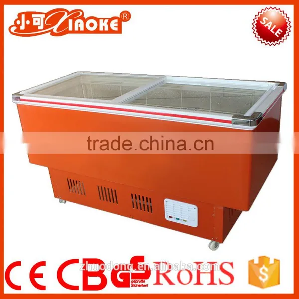 DG-160X Cold and Hot Water Dispenser With Refrigerator Supermarkrt Deep Kitchen Freezer