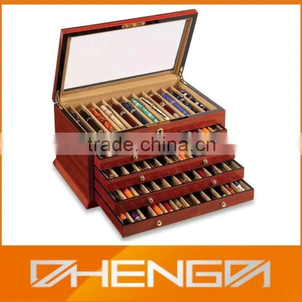 Hot Sale!!! Customized Glossy Lacquer Solid Wood Drawer Box photo-2