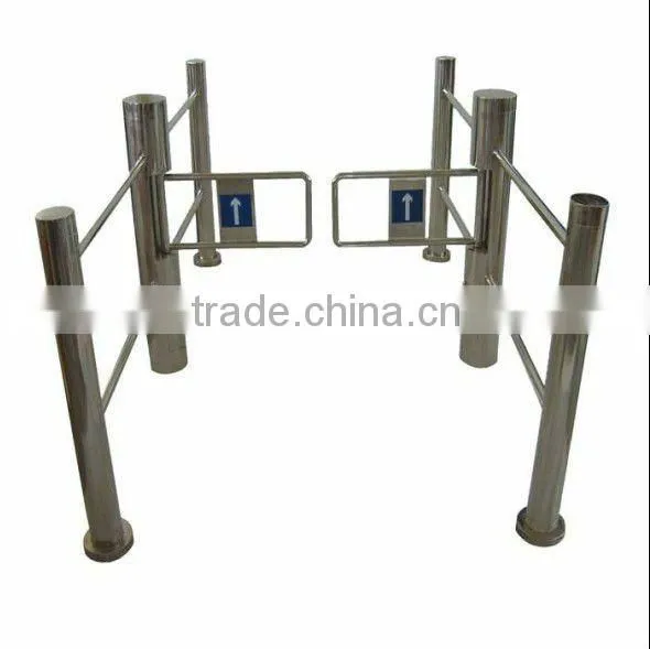 RFID Full Automatic Supermarket Fencing Swing Barrier Gate