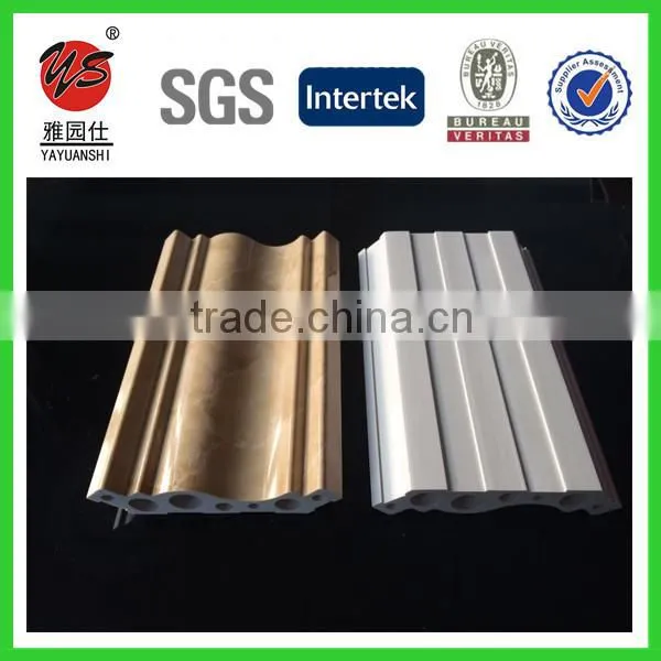 13.6cm Panel Moulding Pvc Imitation Marble Decorative Line photo-3