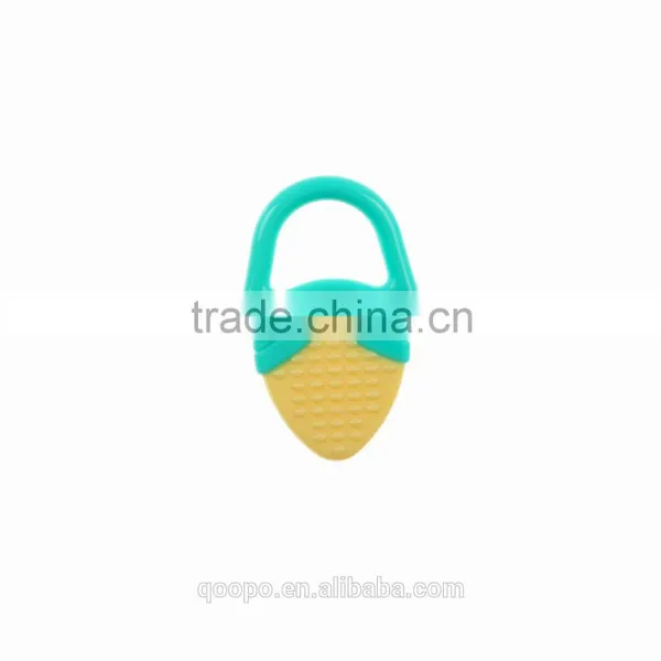 Fruit Shape Babies Products Full Body Soft Silicone Baby Teether photo-3