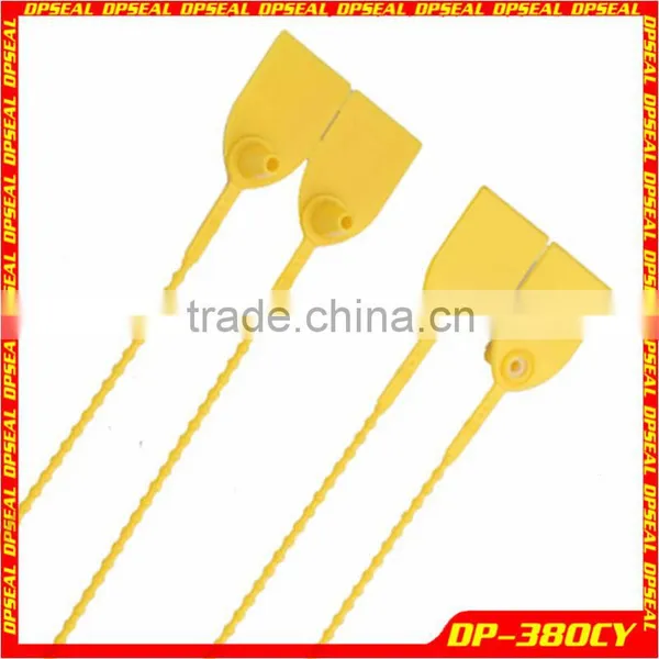 DP-380CY High Quality flexible Plastic Bag Seal indicative tag for Post Bags money bags