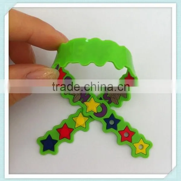 High Quality Adjustable Pvc Wristband Custom Rubber Bracelet photo-4