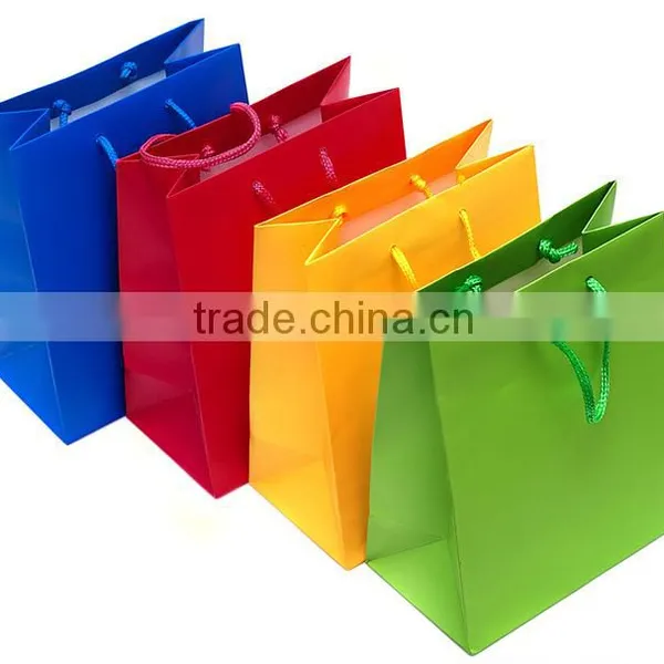 Plain Cheap Plain Paper Bags for Novelty Packing
